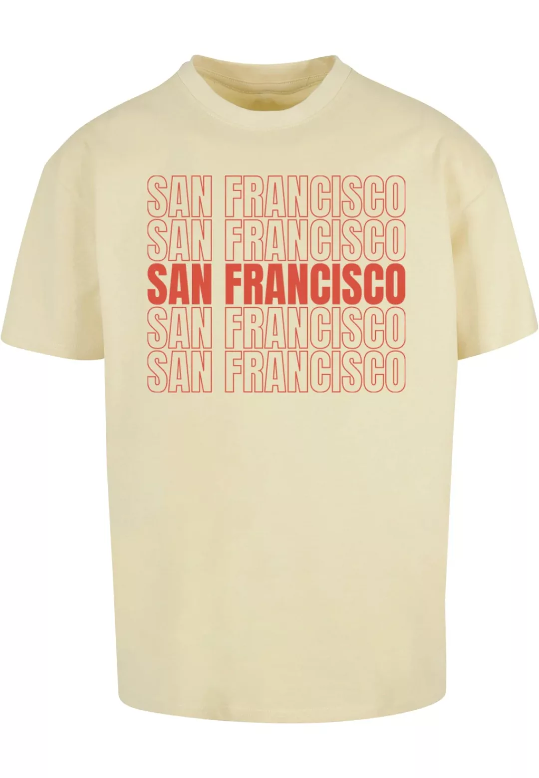 Merchcode T-Shirt "Merchcode Herren San Francisco Heavy Oversize Tee-BY102" günstig online kaufen