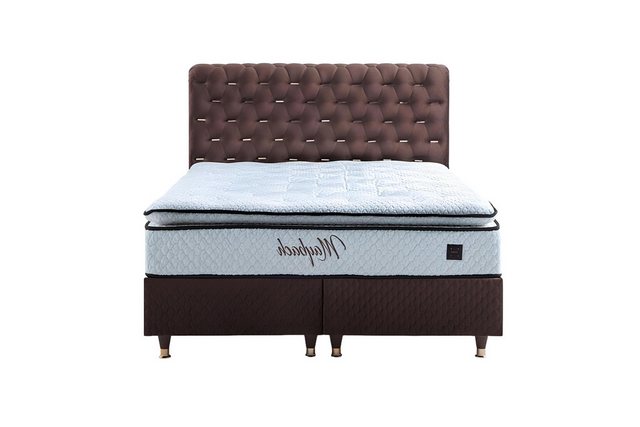 Xlmoebel Bett Designer Luxus-Doppelbett in Braun für Ihr Schlafzimmer (Bett günstig online kaufen