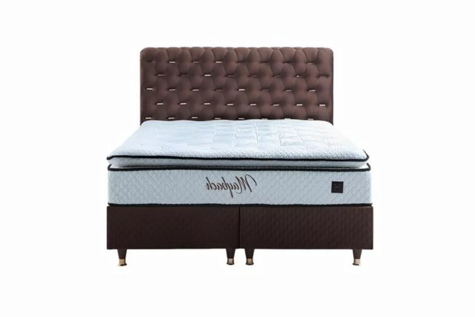 Xlmoebel Bett Designer Luxus-Doppelbett in Braun für Ihr Schlafzimmer (Bett günstig online kaufen