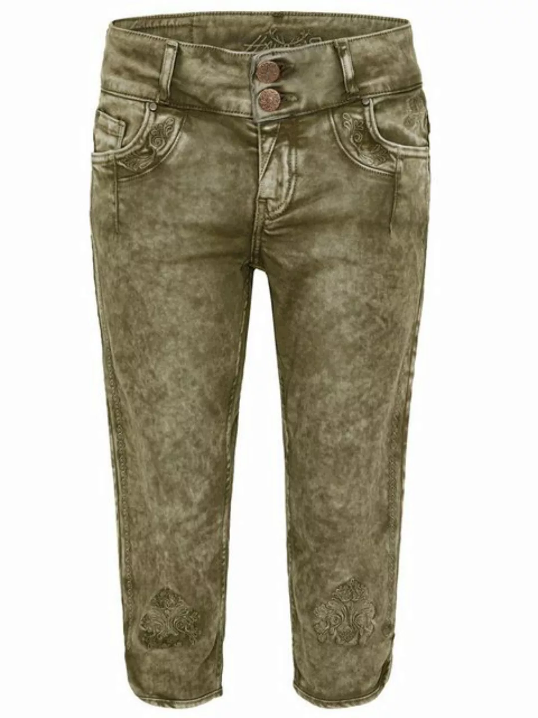 Hangowear Trachtenhose Jeans Kniebund HENDRINA army günstig online kaufen