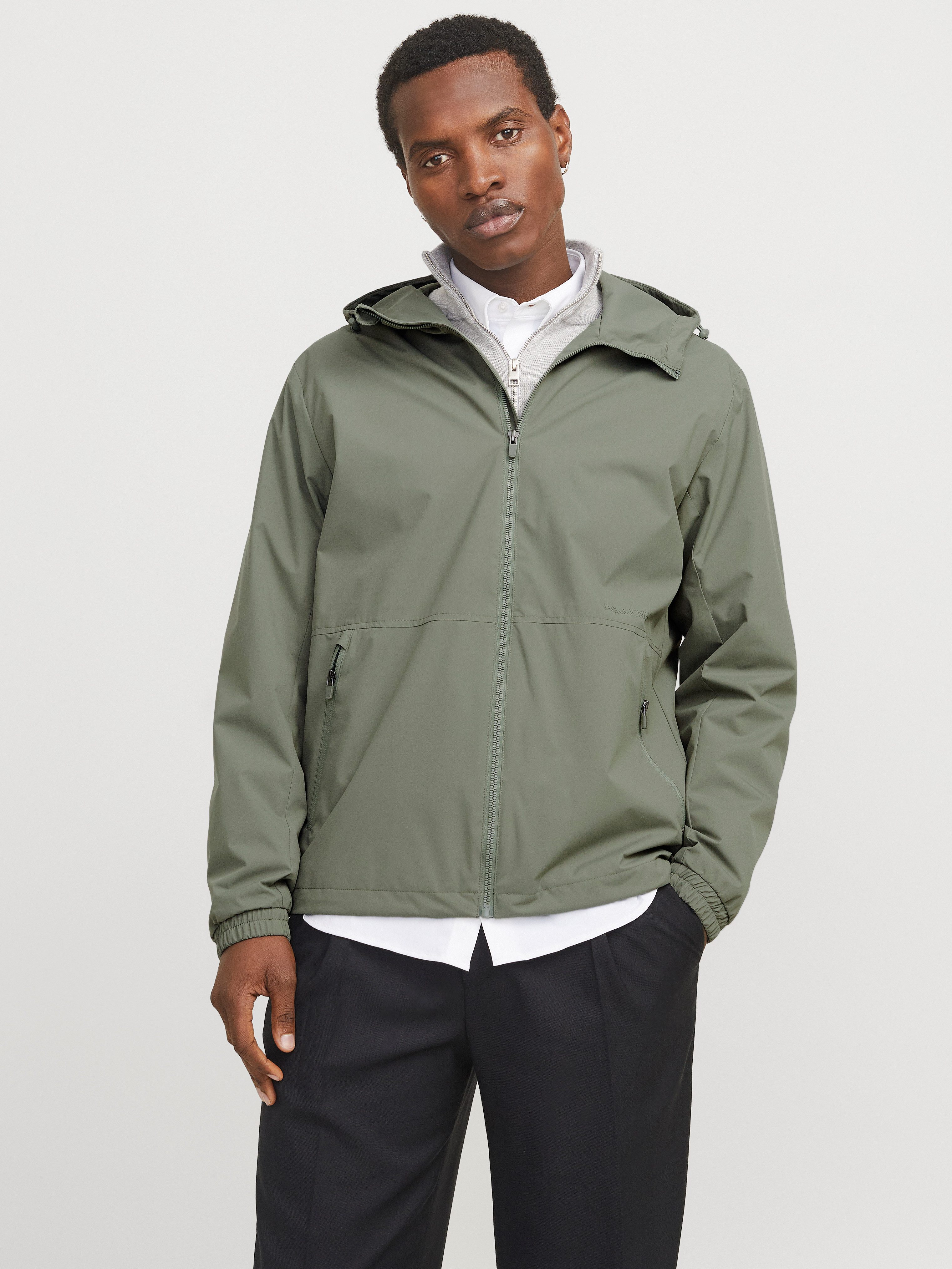 Jack & Jones Outdoorjacke "JJEURBAN Jacke mit Kapuze, elastischem Bund und günstig online kaufen