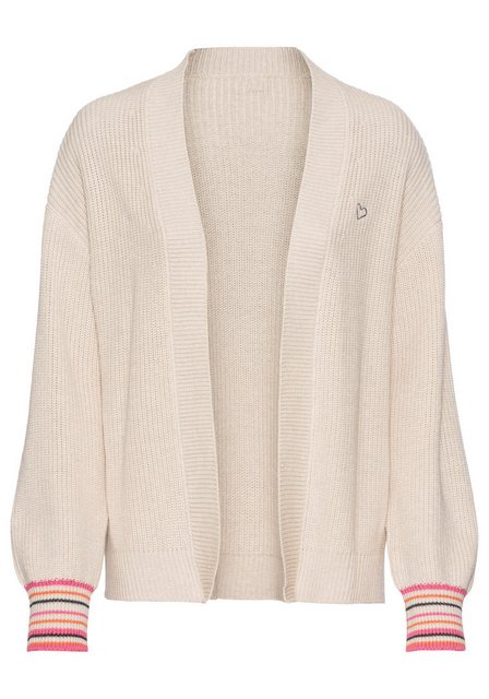 Laura Scott Cardigan mit gestreiften Bündchen günstig online kaufen