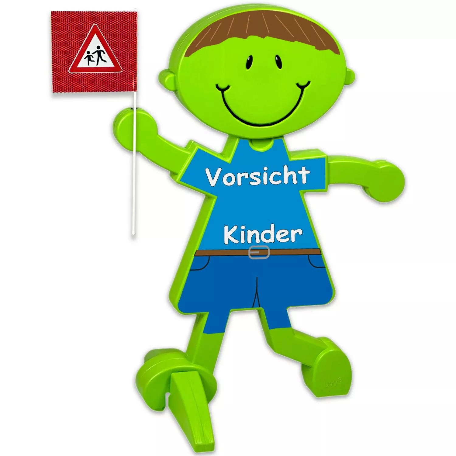 UvV 3D Warnschild Luca Brems Reflektierende Verkehrsfiguren Vorsicht Kinder günstig online kaufen