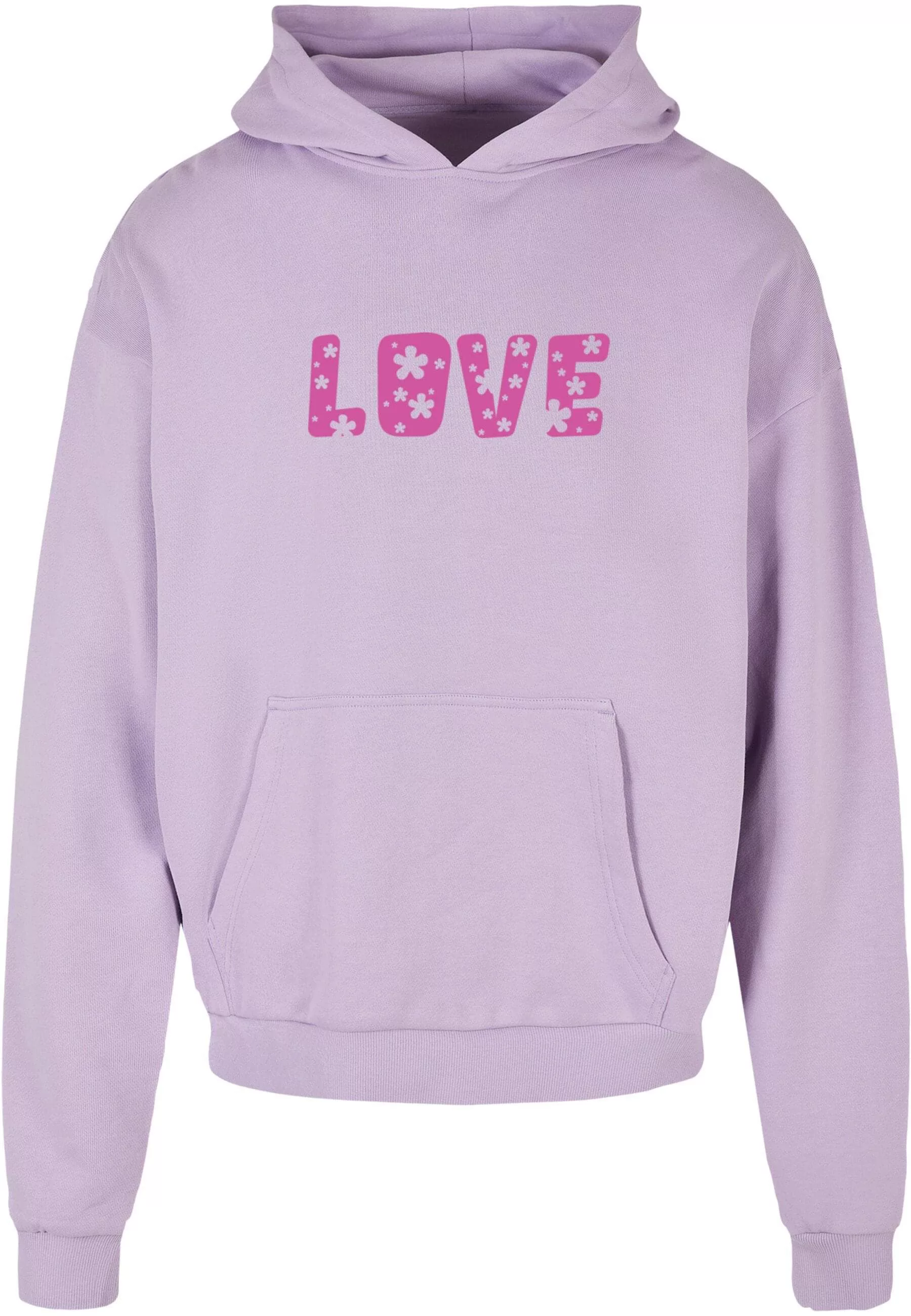 Merchcode Kapuzensweatshirt "Merchcode Herren Valentines Day - Flowers Love günstig online kaufen