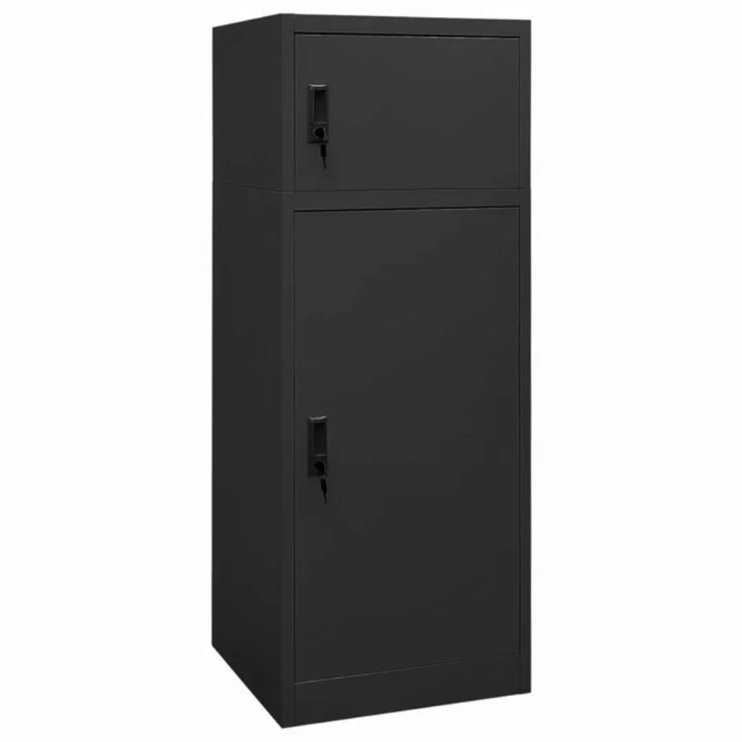 vidaXL Aktenschrank Sattelschrank Anthrazit 53x53x140 cm Stahl günstig online kaufen