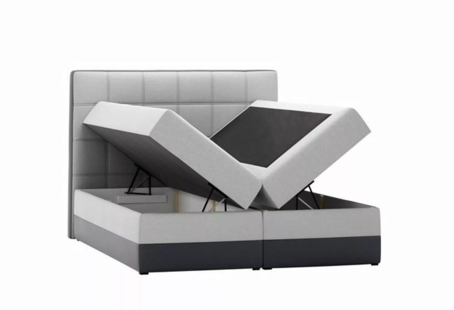 JVmoebel Bett, Boxspringbett Design Doppel Hotel Modern Bett Schlafzimmer B günstig online kaufen