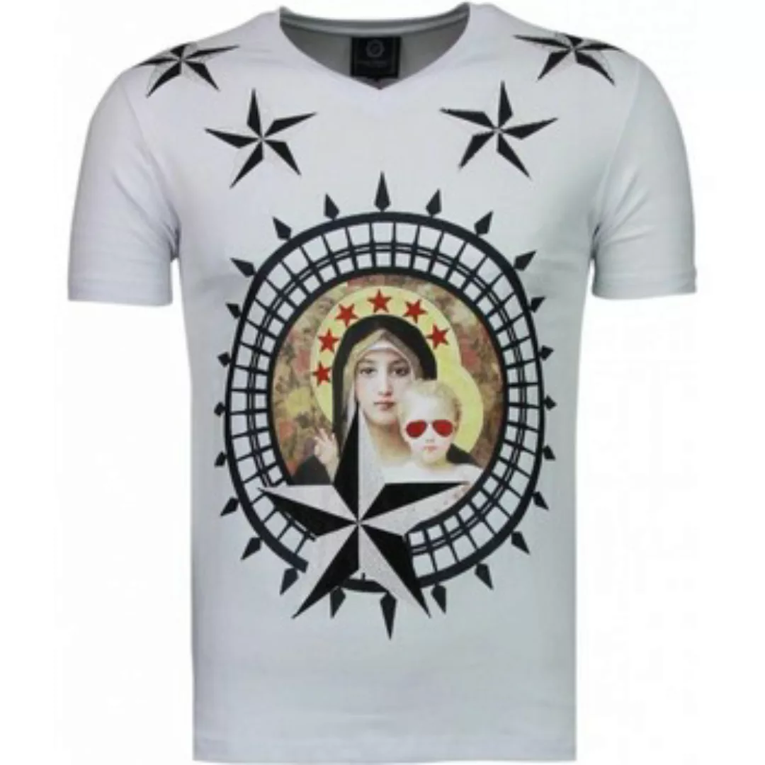 Local Fanatic  T-Shirt Holy Mary Strass günstig online kaufen