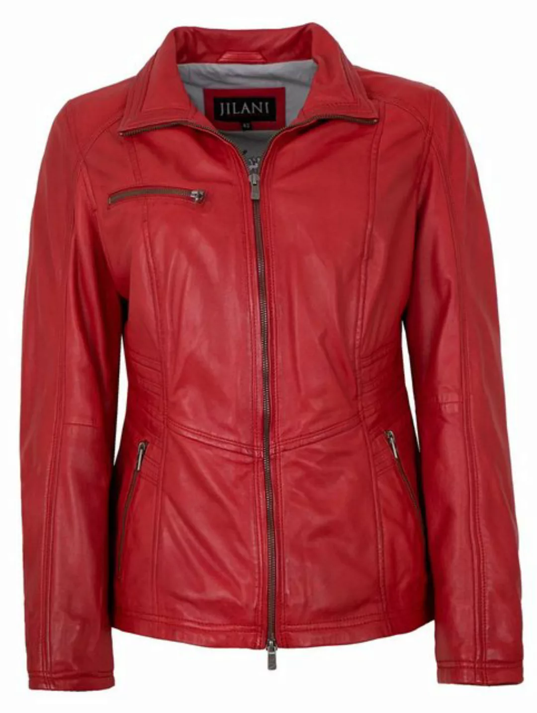 Jilani Lederjacke Bruna Damen Echtleder Lederjacke Lammnappa ox-red günstig online kaufen