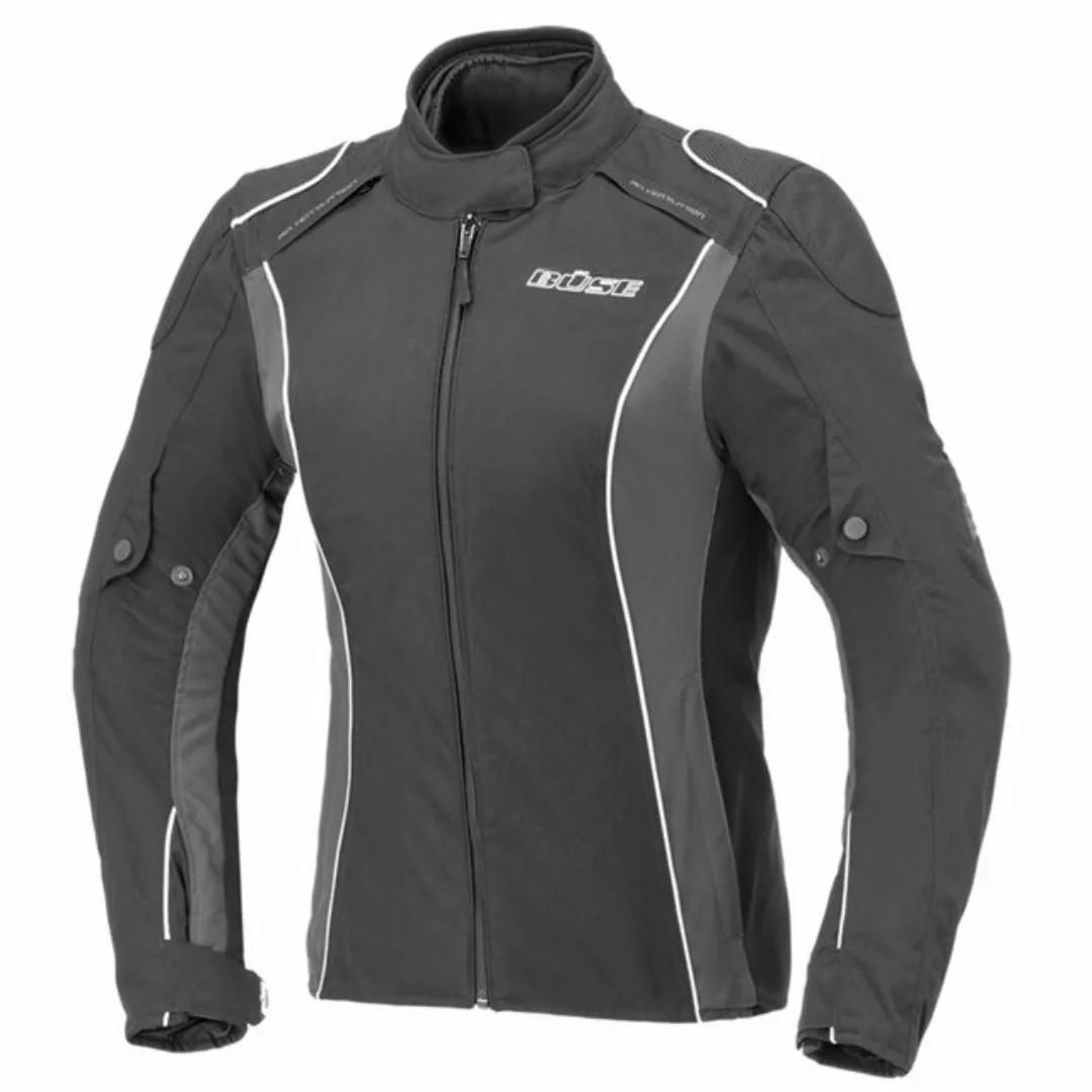 Büse Motorradjacke Büse Cara Damen Jacke schwarz / weiß 46 günstig online kaufen