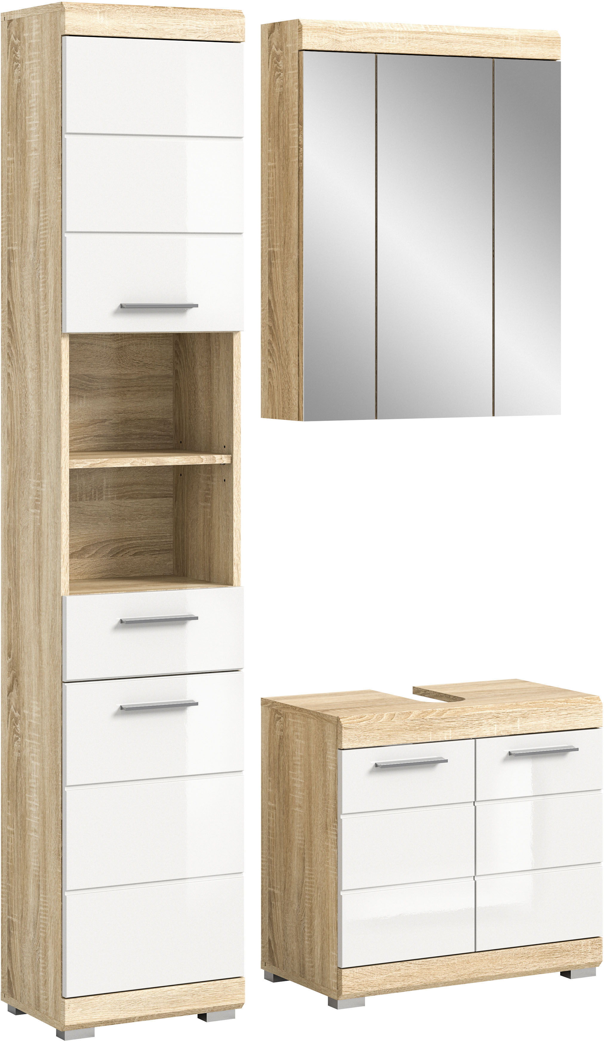 INOSIGN Badmöbel-Set »Siena, 3 teilig, bestehend aus:«, (Set, 3 St.), Hochs günstig online kaufen