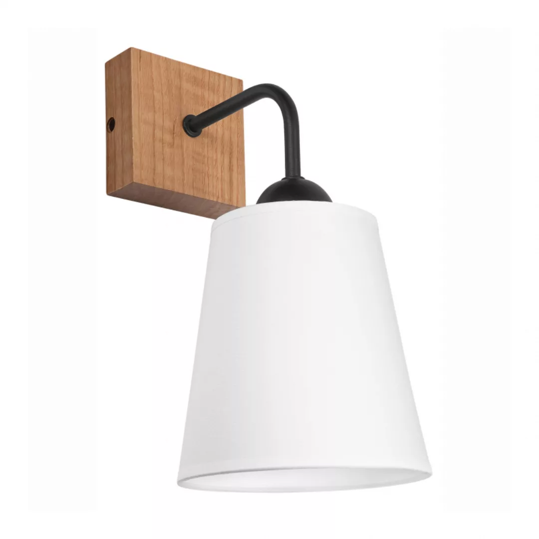 Wandlampe LULA KM-1.200 1-punkt dębowy/weiß 47614 günstig online kaufen