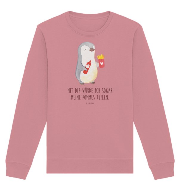 Mr. & Mrs. Panda Longpullover Größe XL Pinguin Pommes - Canyon Pink - Gesch günstig online kaufen