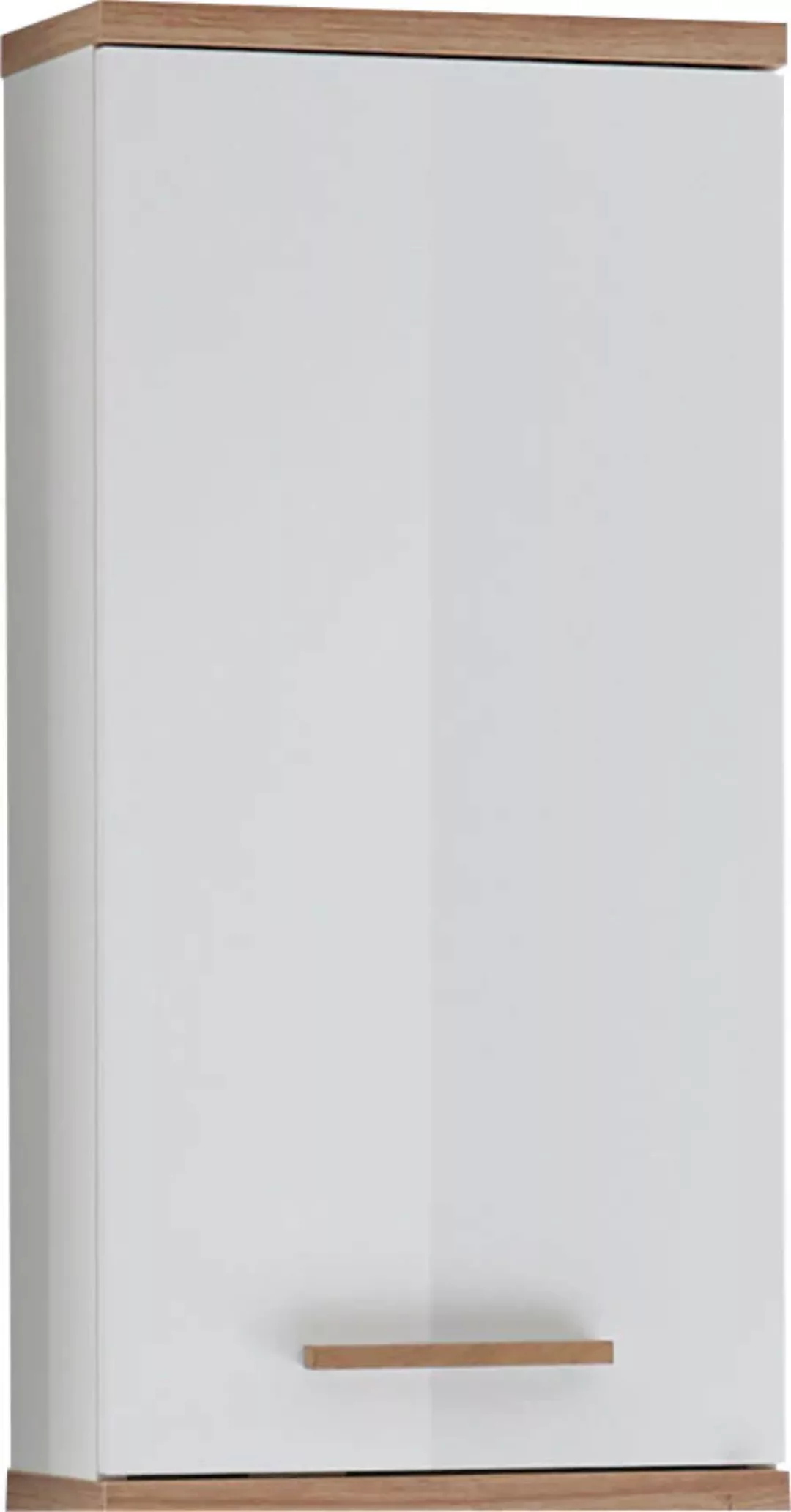 Saphir Hängeschrank "Quickset Badschrank 35,5 cm breit mit 1 Tür und 2 Glas günstig online kaufen