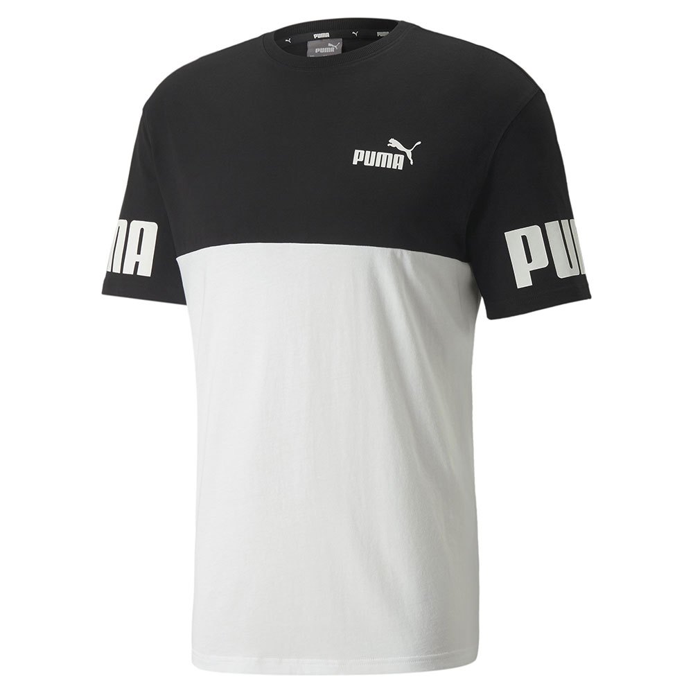 Puma Power Colorblock Kurzärmeliges T-shirt 2XL Puma Black günstig online kaufen