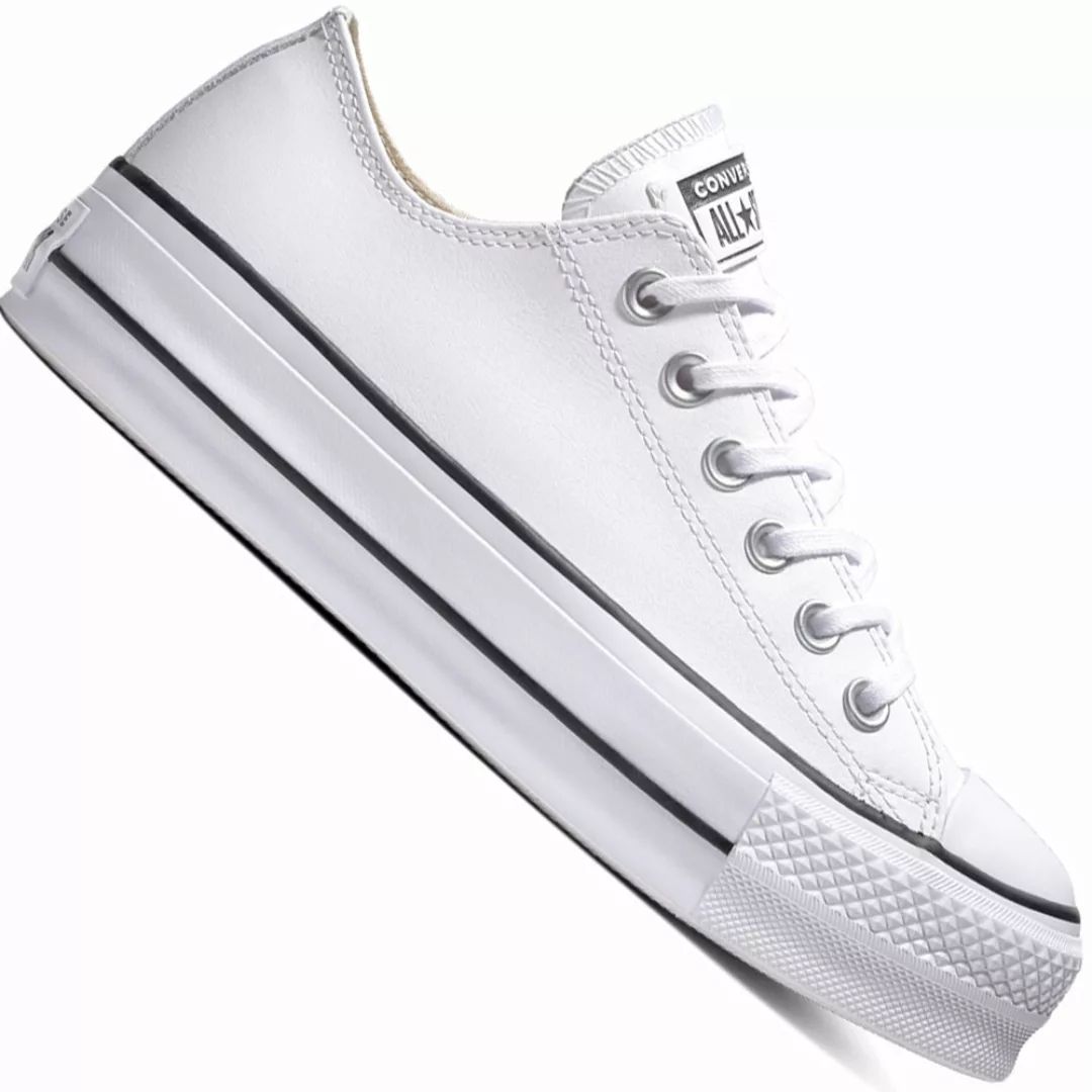 Converse Chuck Taylor All Star Lift Clean Leather OX White günstig online kaufen
