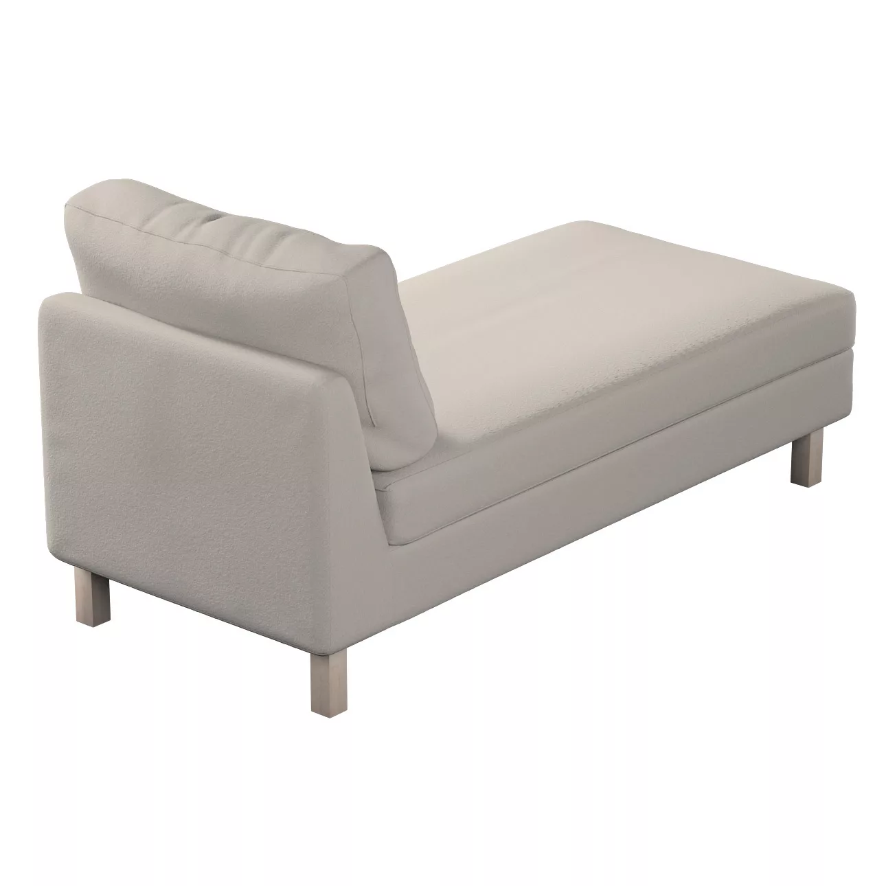 Bezug für Karlstad Recamiere Zustellsofa, kurz, hellbeige, Bezug für Karlst günstig online kaufen