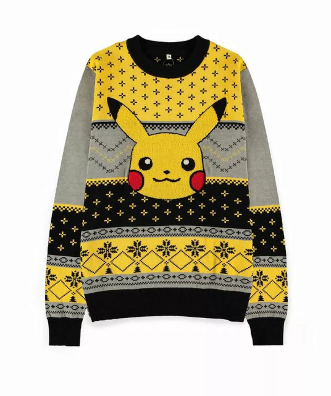 POKÉMON Weihnachtspullover Pikachu Face Christmas Sweater Strickpullover günstig online kaufen