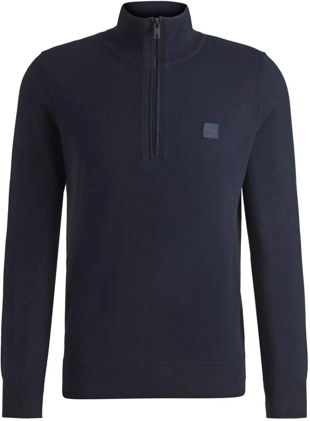 BOSS Kanobix Half Zip Pullover Dunkelblau - Größe 3XL günstig online kaufen