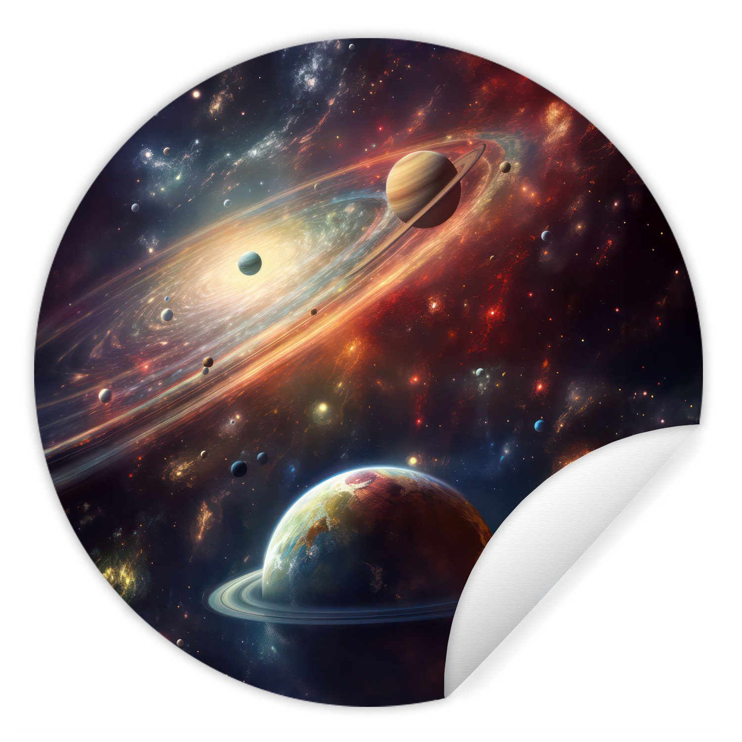 MuchoWow Wandsticker Weltraum - Planeten - günstig online kaufen