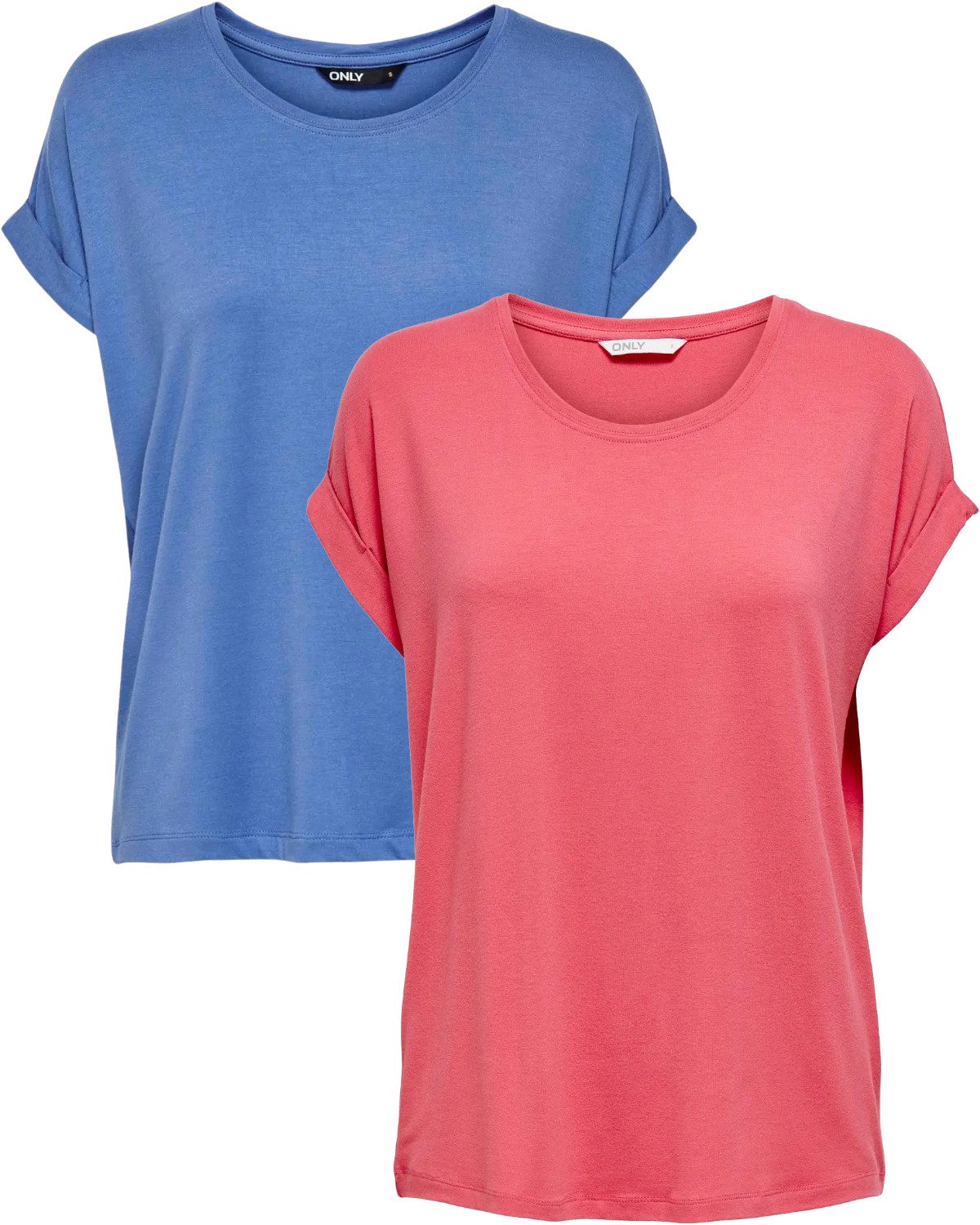 ONLY T-Shirt Stilvolles Basic Shirt mit günstig online kaufen