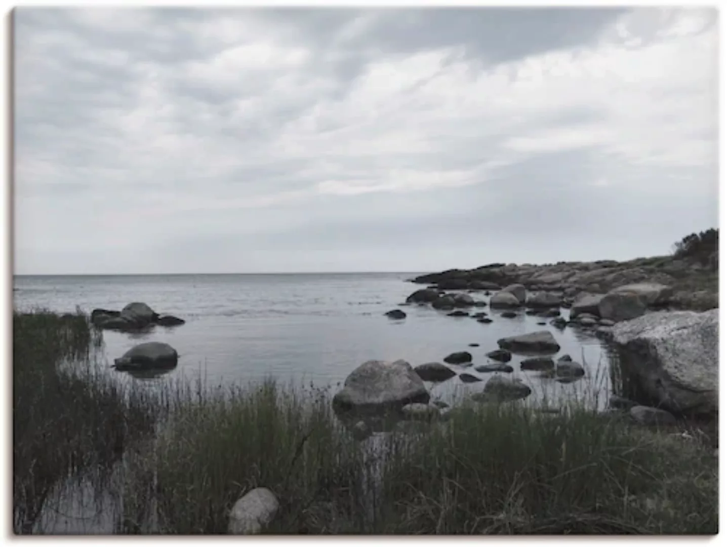 Artland Wandbild "Einsame Bucht am Meer", Gewässer, (1 St.) günstig online kaufen