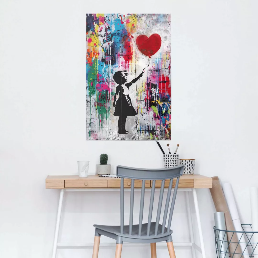 Reinders Poster "Concrete Balloon Girl" günstig online kaufen