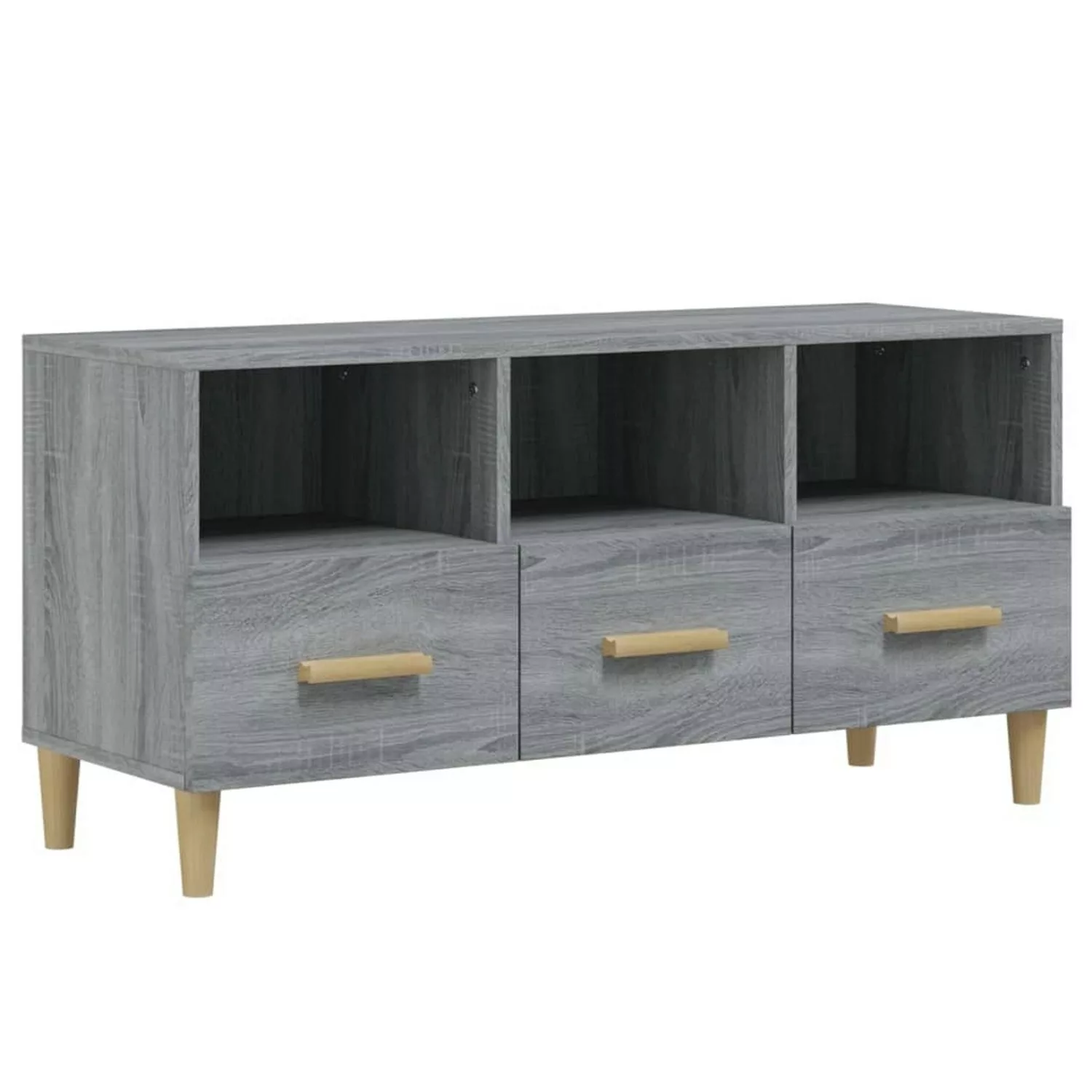 VidaXL TV-Schrank Grau Sonoma 102x36x50 cm Holzwerkstoff  Modell 1 günstig online kaufen