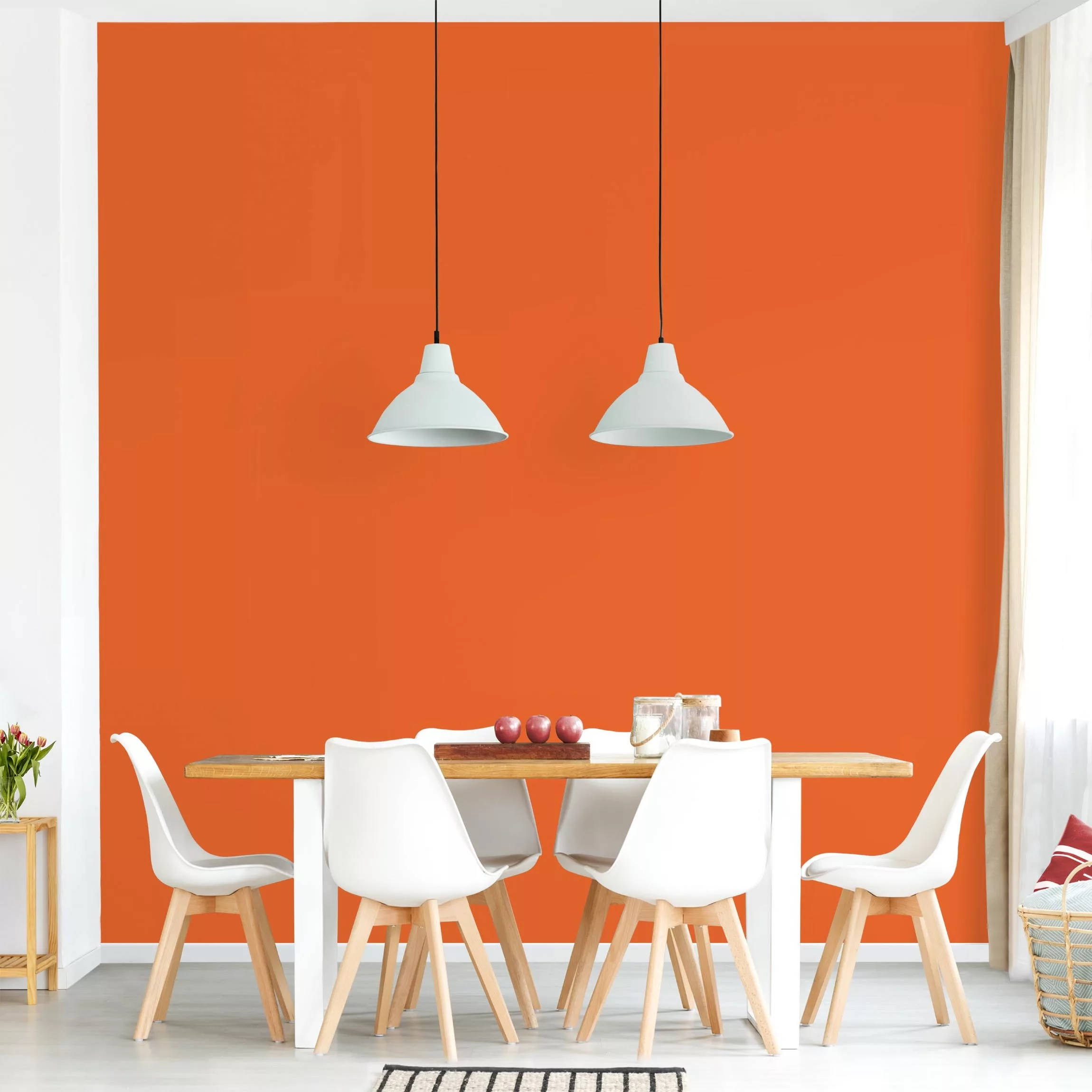 Unitapete Colour Orange günstig online kaufen
