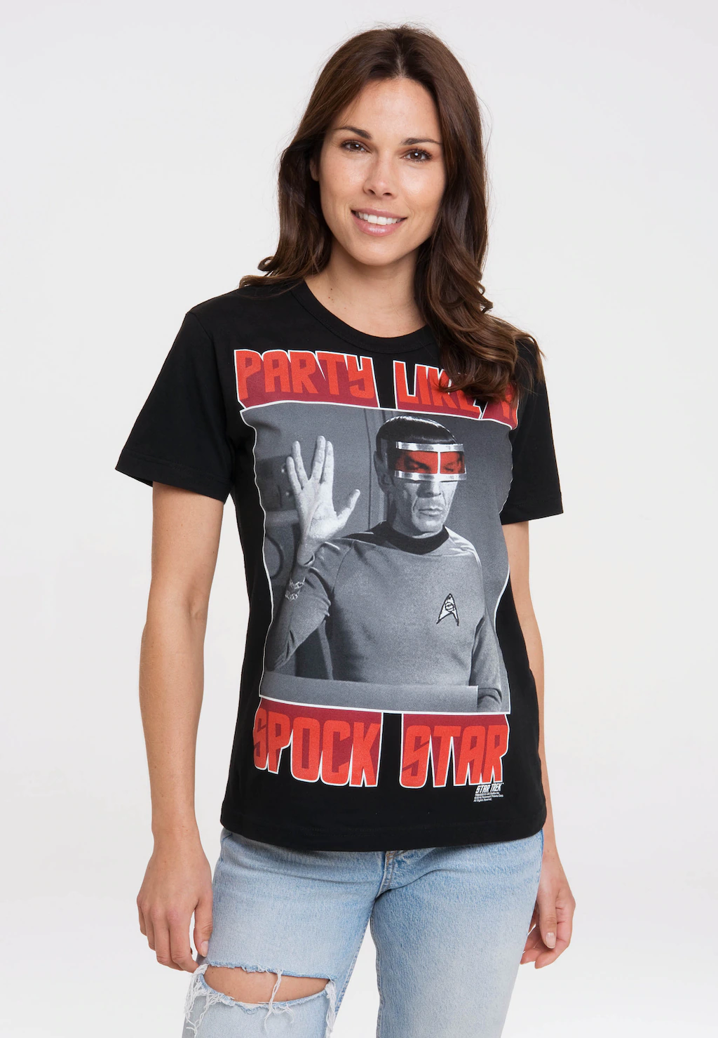 LOGOSHIRT T-Shirt "Star Trek - Spock, Party", mit lizenziertem Print günstig online kaufen