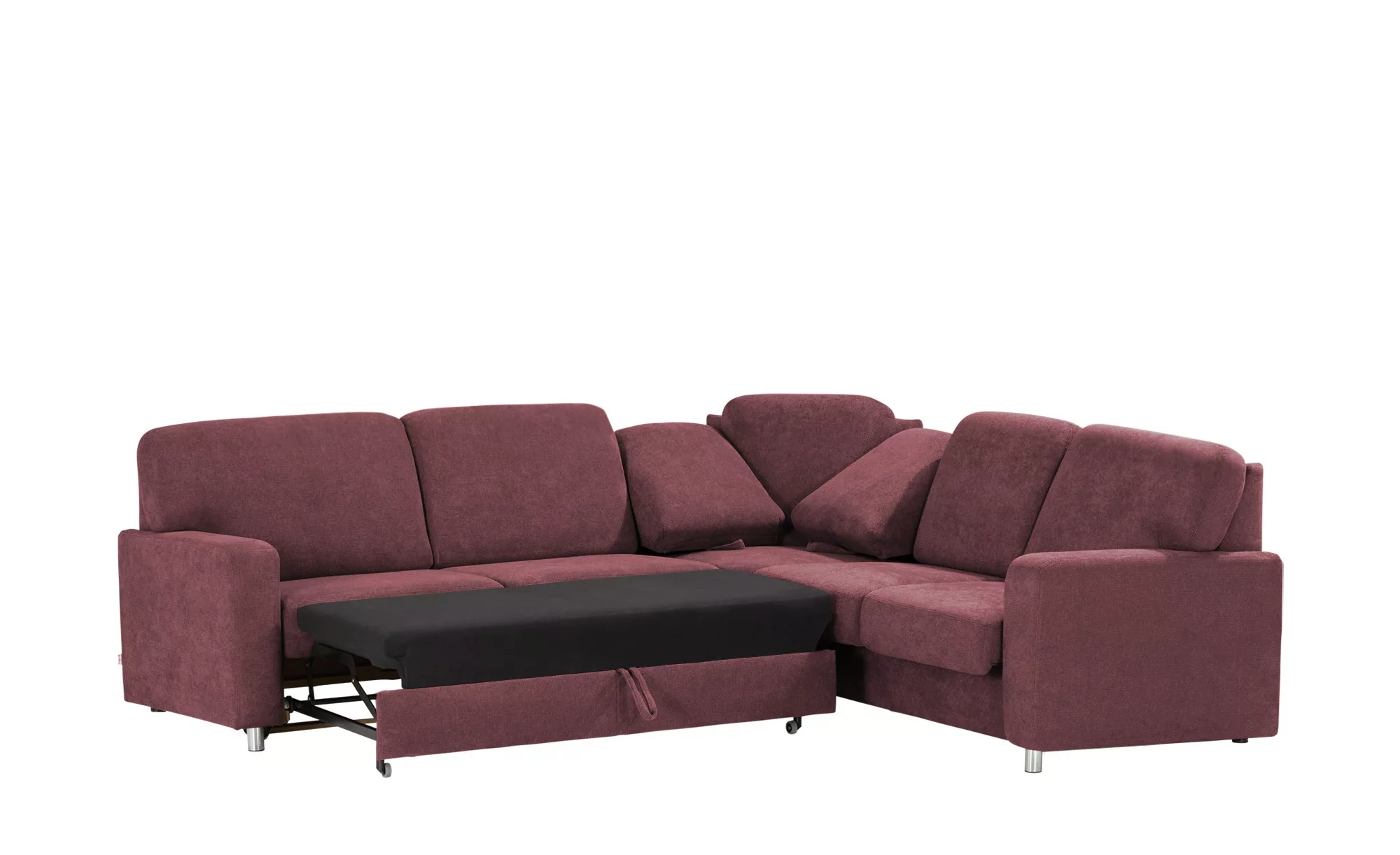 smart Ecksofa  Valencia ¦ rot ¦ Maße (cm): B: 266 H: 90 T: 236.0 Polstermöb günstig online kaufen