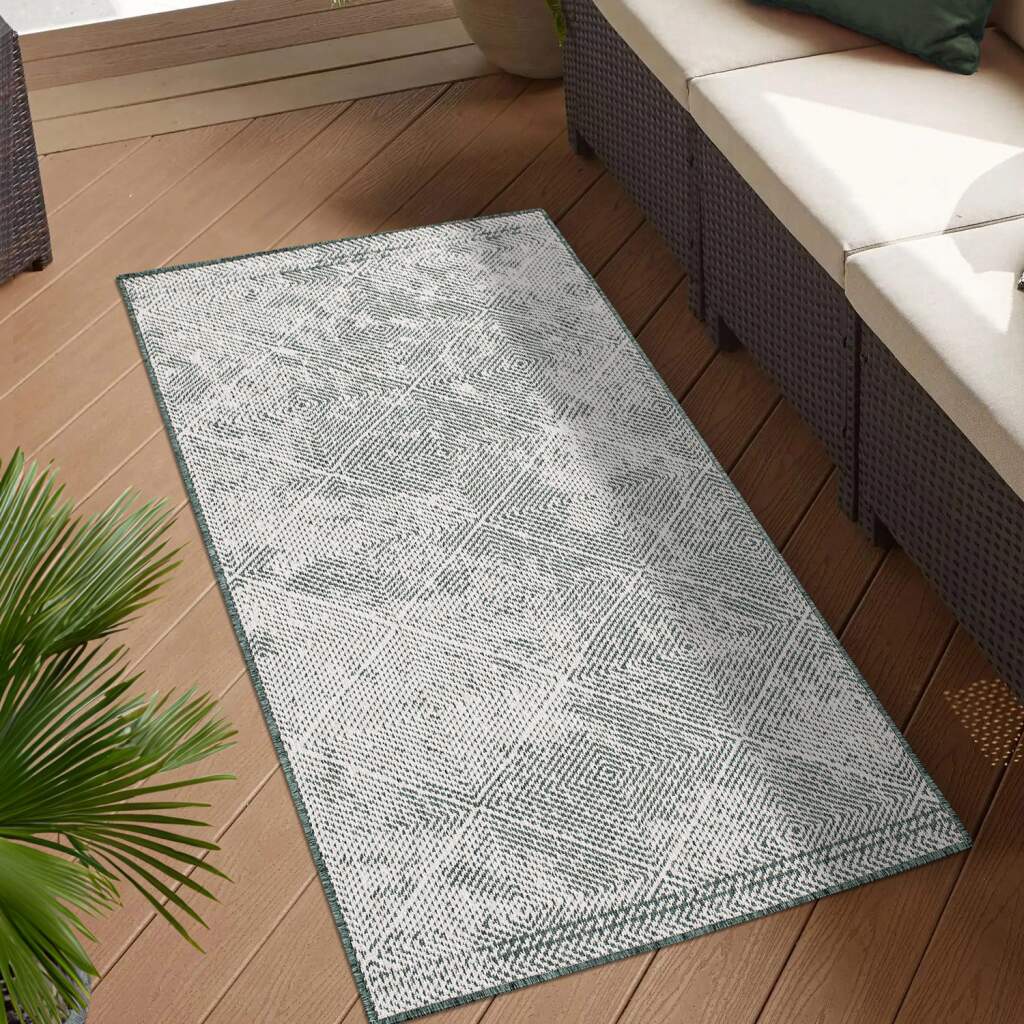 Carpet City Outdoorteppich »DUO RUG 5845«, rechteckig, Wendeteppich Wetterf günstig online kaufen