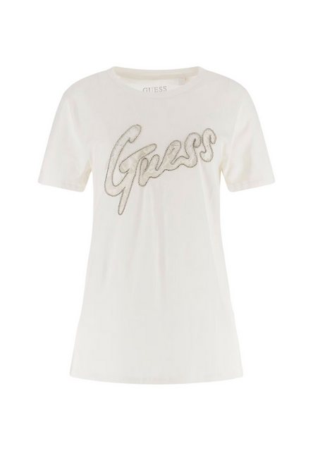 Guess T-Shirt T-Shirt GUESS LACE Kurzarmshirt (1-tlg) günstig online kaufen