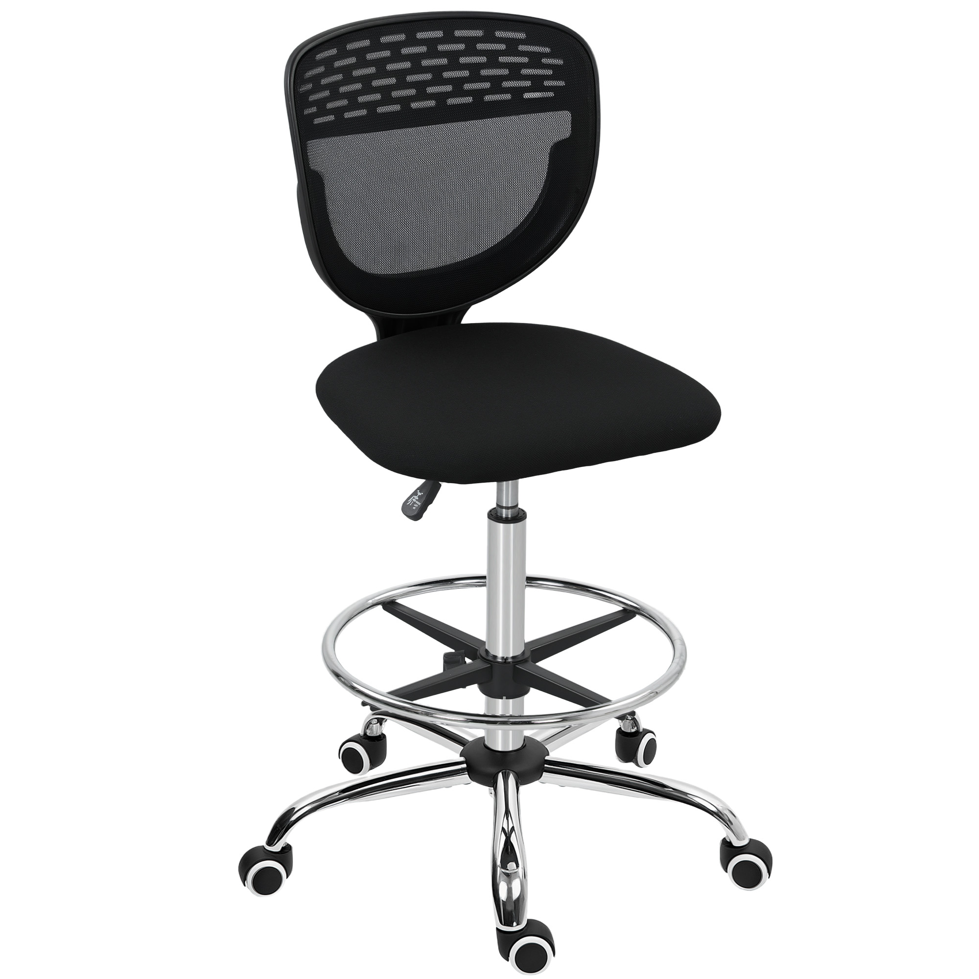Vinsetto Bürostuhl Ergonomischer Schreibtischstuhl mit verstellbarer Fußrin günstig online kaufen