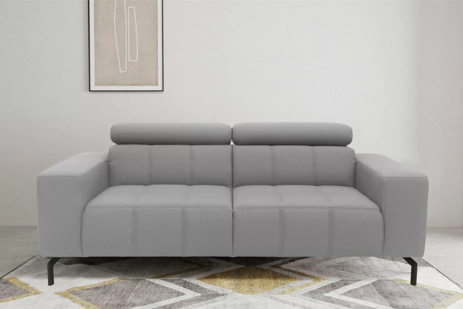 DOMO collection 2-Sitzer "Cunelli", wahlweise inklusive 6-fach verstellbare günstig online kaufen