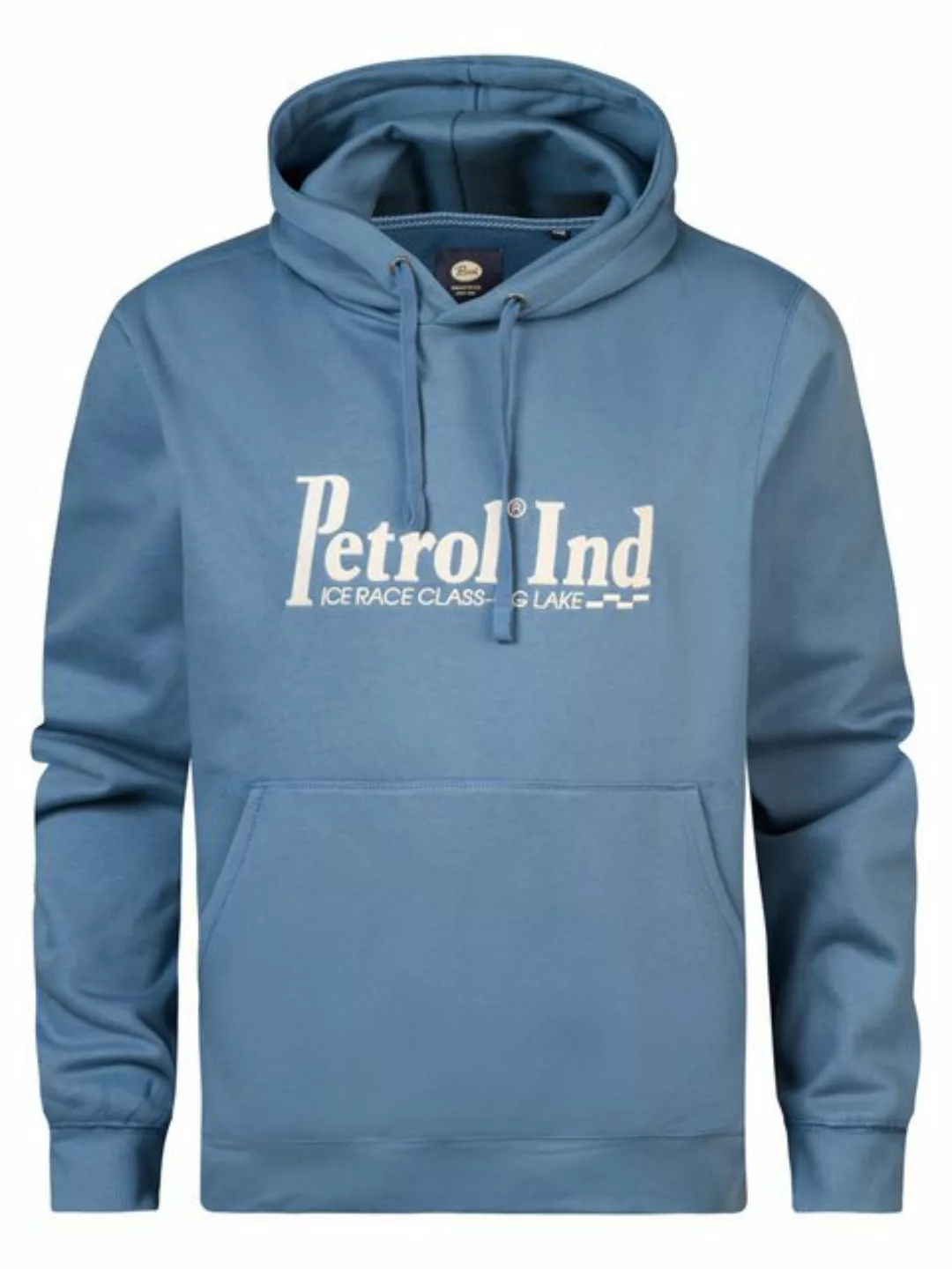 Petrol Industries Strickpullover Men Sweater Hooded Print Light Shadow günstig online kaufen