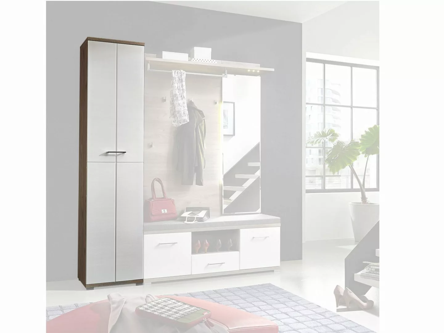 Innostyle Garderobenschrank 47 x 199 x 39 cm (B/H/T) günstig online kaufen