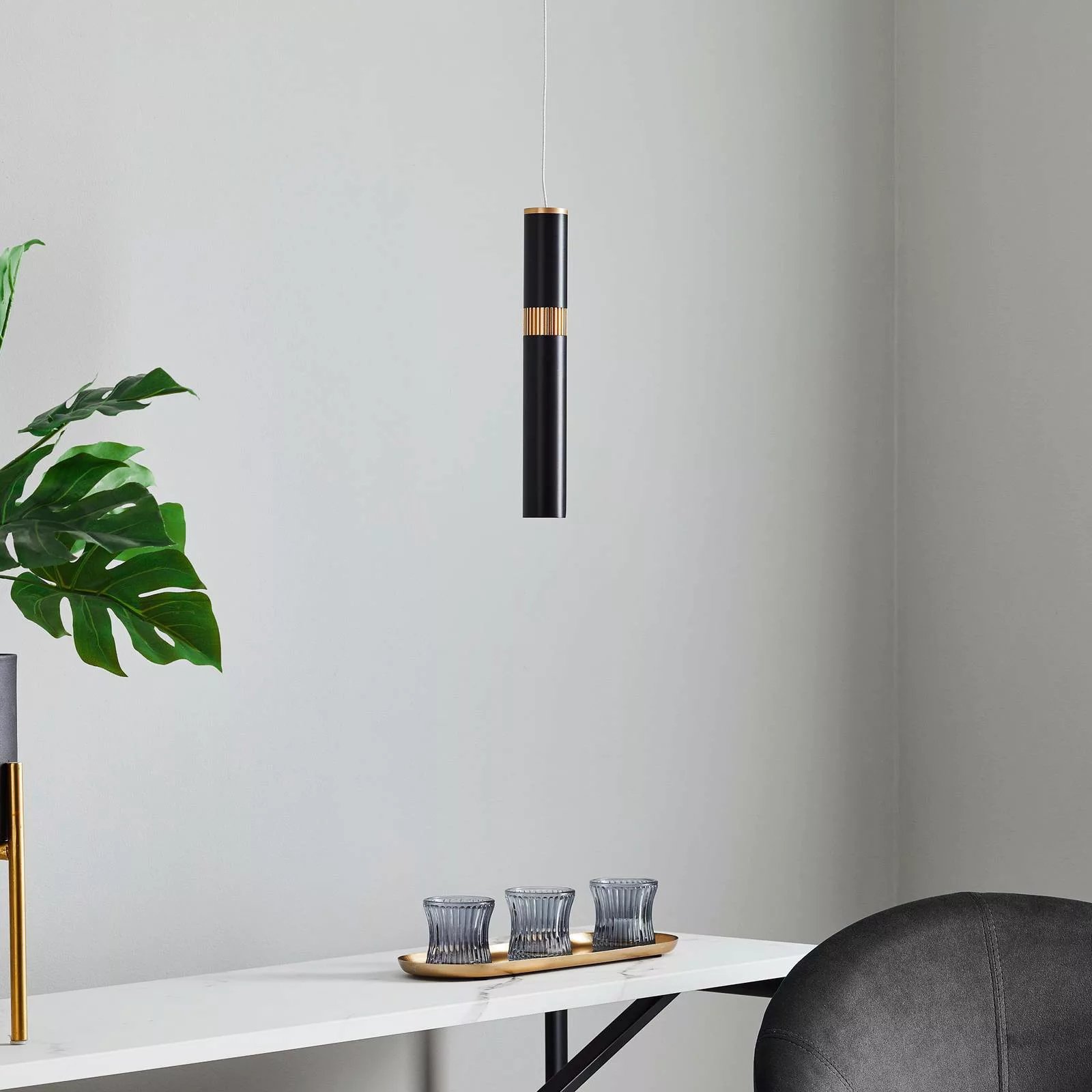 Lucande Bjarko LED-Pendelleuchte, einflammig günstig online kaufen