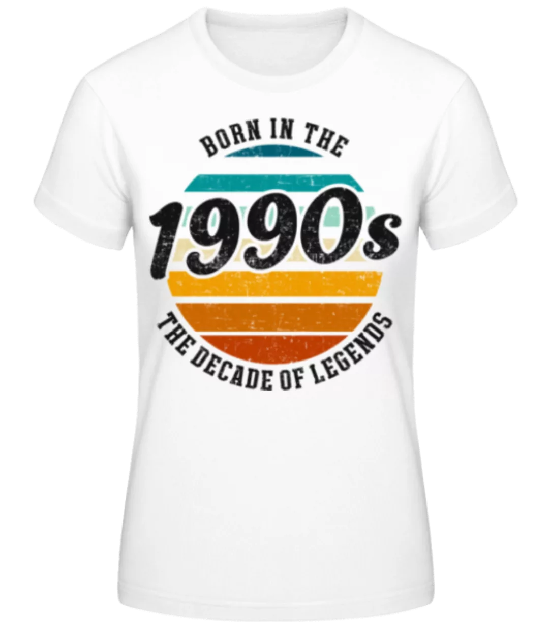 1990 The Decade Of Legends · Frauen Basic T-Shirt günstig online kaufen