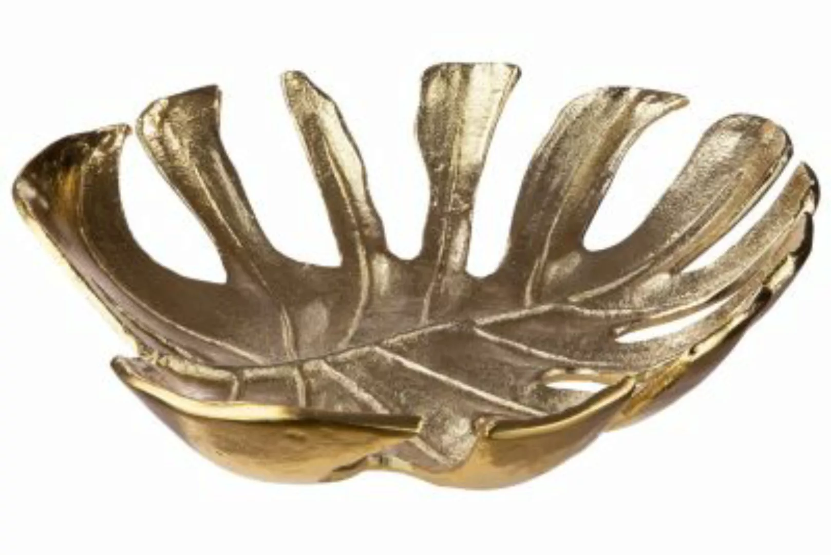 Casablanca by GILDE Schale Big Leaf gold günstig online kaufen