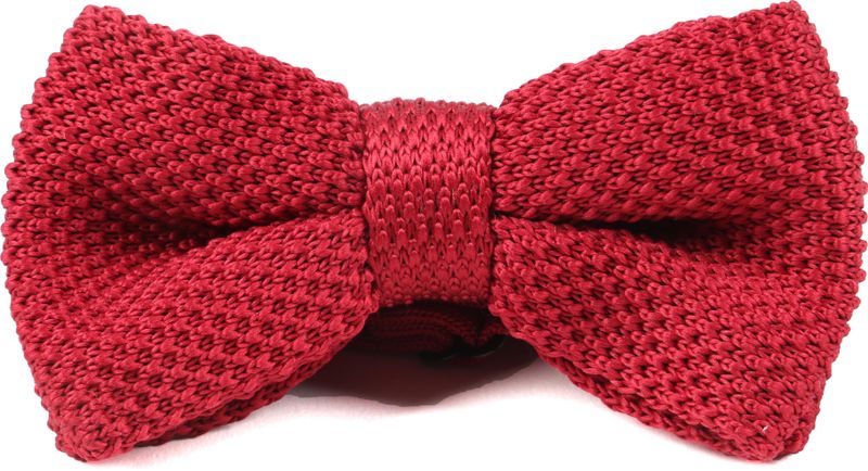 Suitable Knitted Smoking Fliege Bordeaux Rot - günstig online kaufen