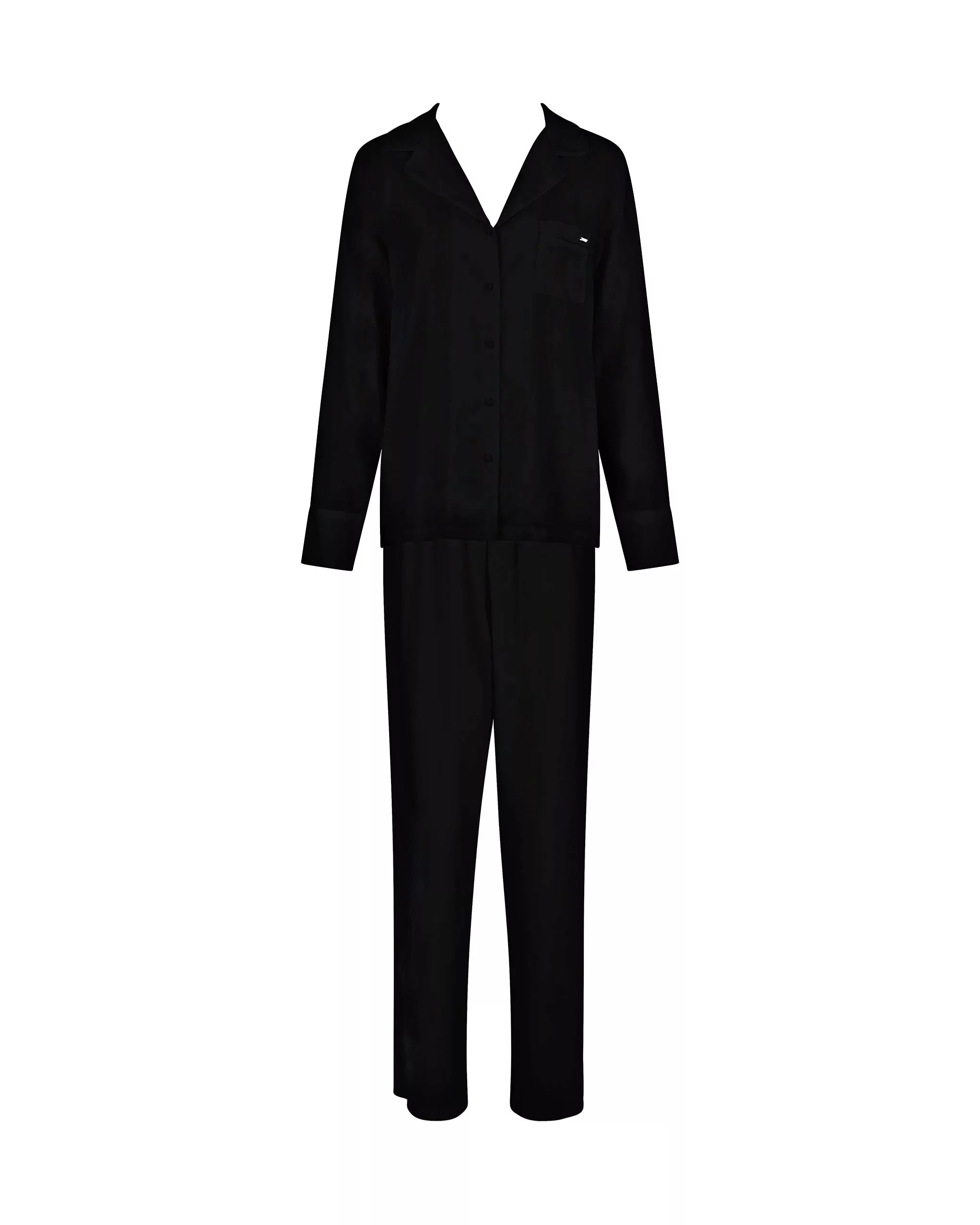 Bluebella Tarcon Eco Viskose Long Pyjama Set Schwarz günstig online kaufen