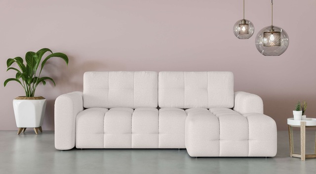 INOSIGN Ecksofa »Manilla, wahlweise mit Bettfunktion, B/T/H 265/170/91 cm«, günstig online kaufen