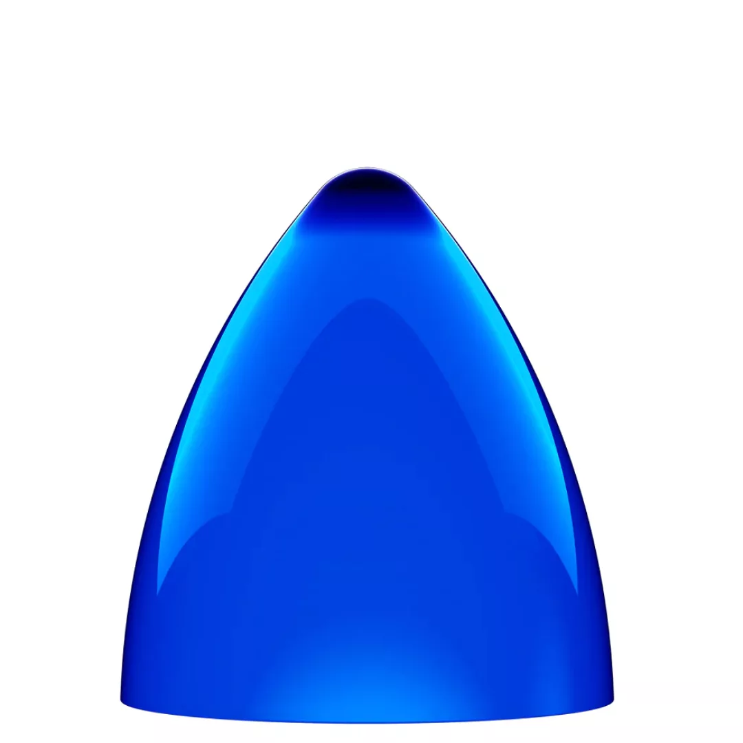 Leuchte Funk 22, weiß/blau (Lampenschirm weiss/ blau, Durchmesser 22 cm) günstig online kaufen