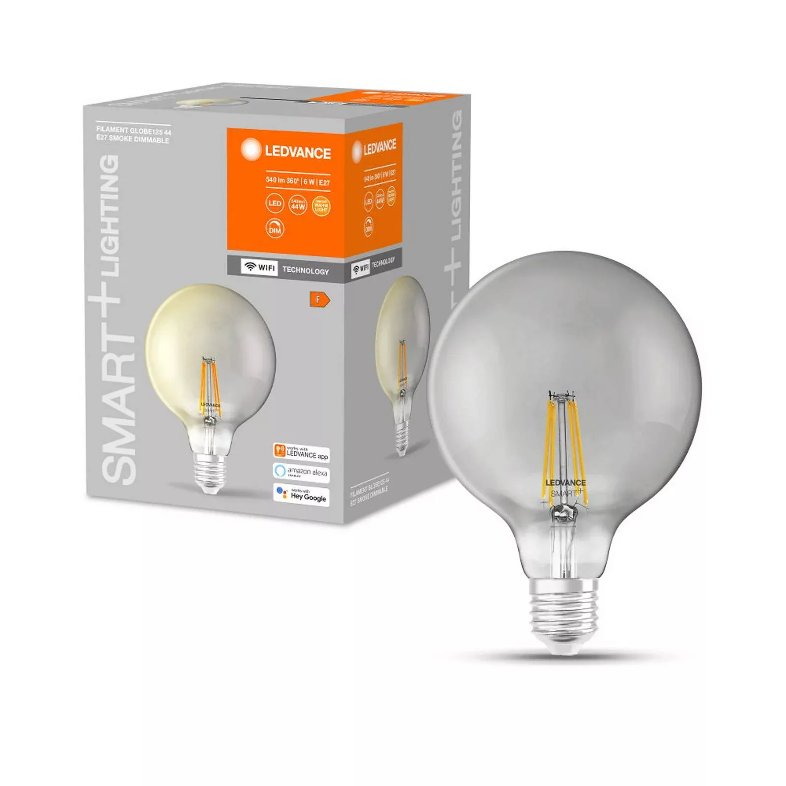 LEDVANCE SMART+ WiFi Filament Globe 44 E27 6W 825 günstig online kaufen