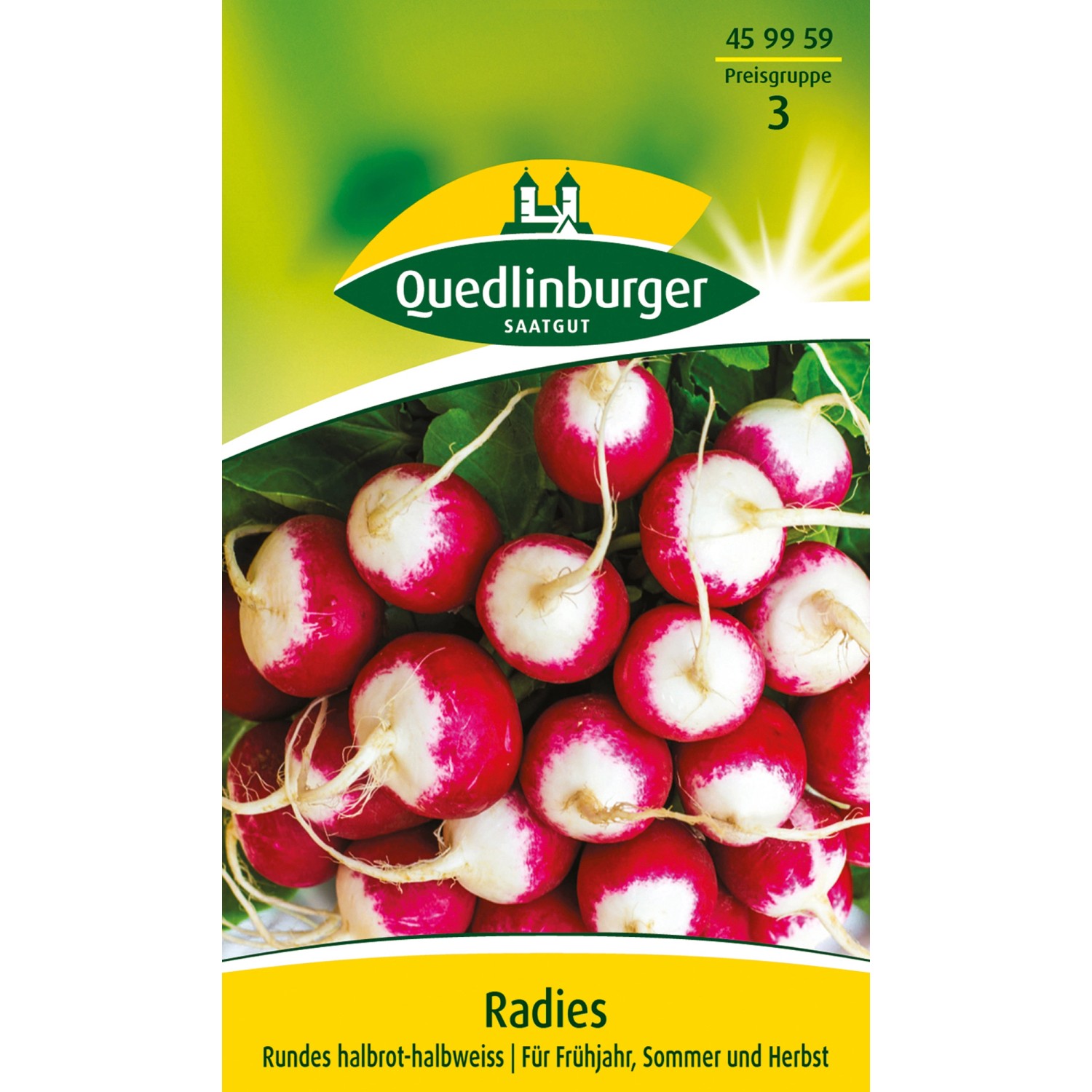 Quedlinburger Radies ''Rundes halbrot-halbweiß'' günstig online kaufen