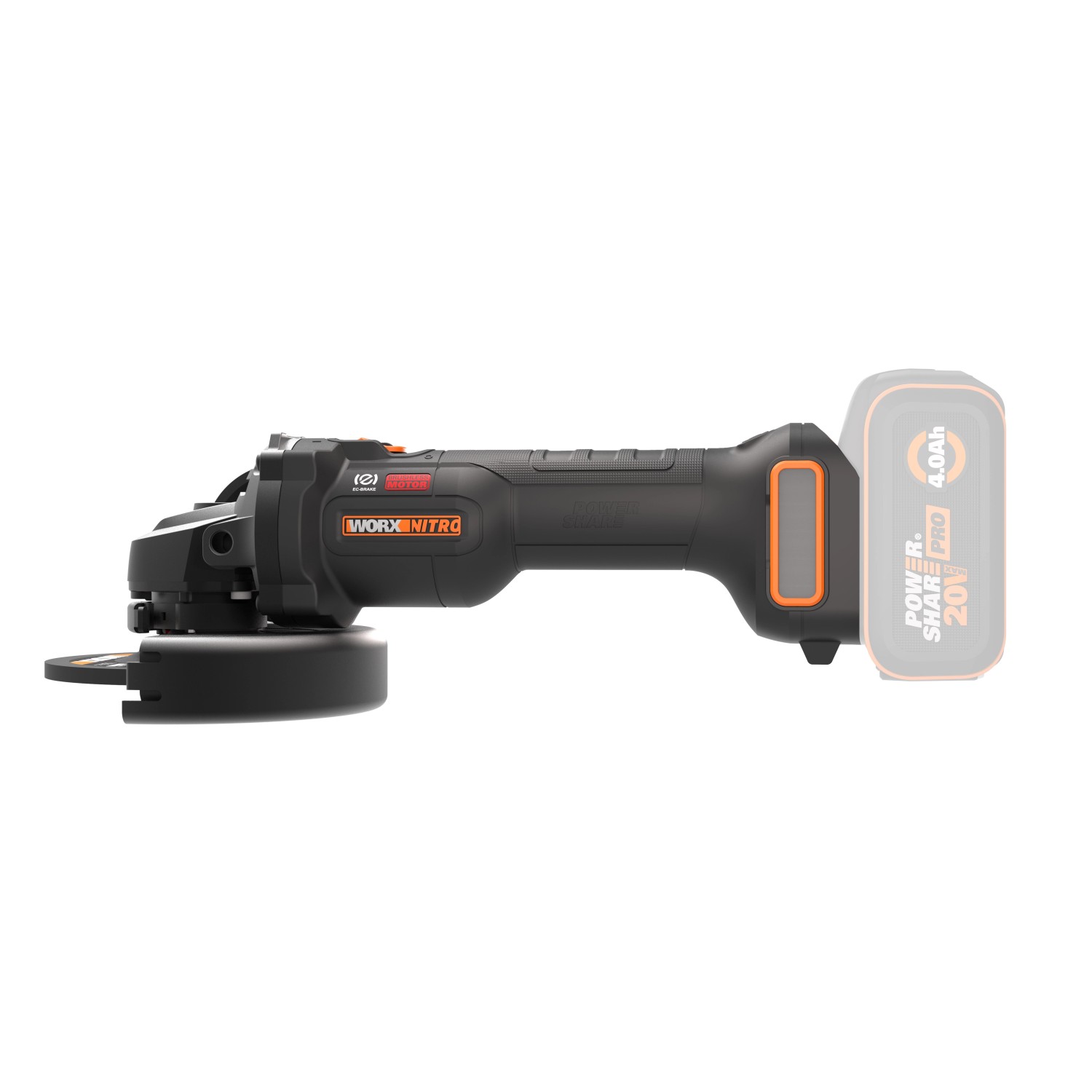 Worx 20 V Akku Winkelschleifer WX814.9 günstig online kaufen