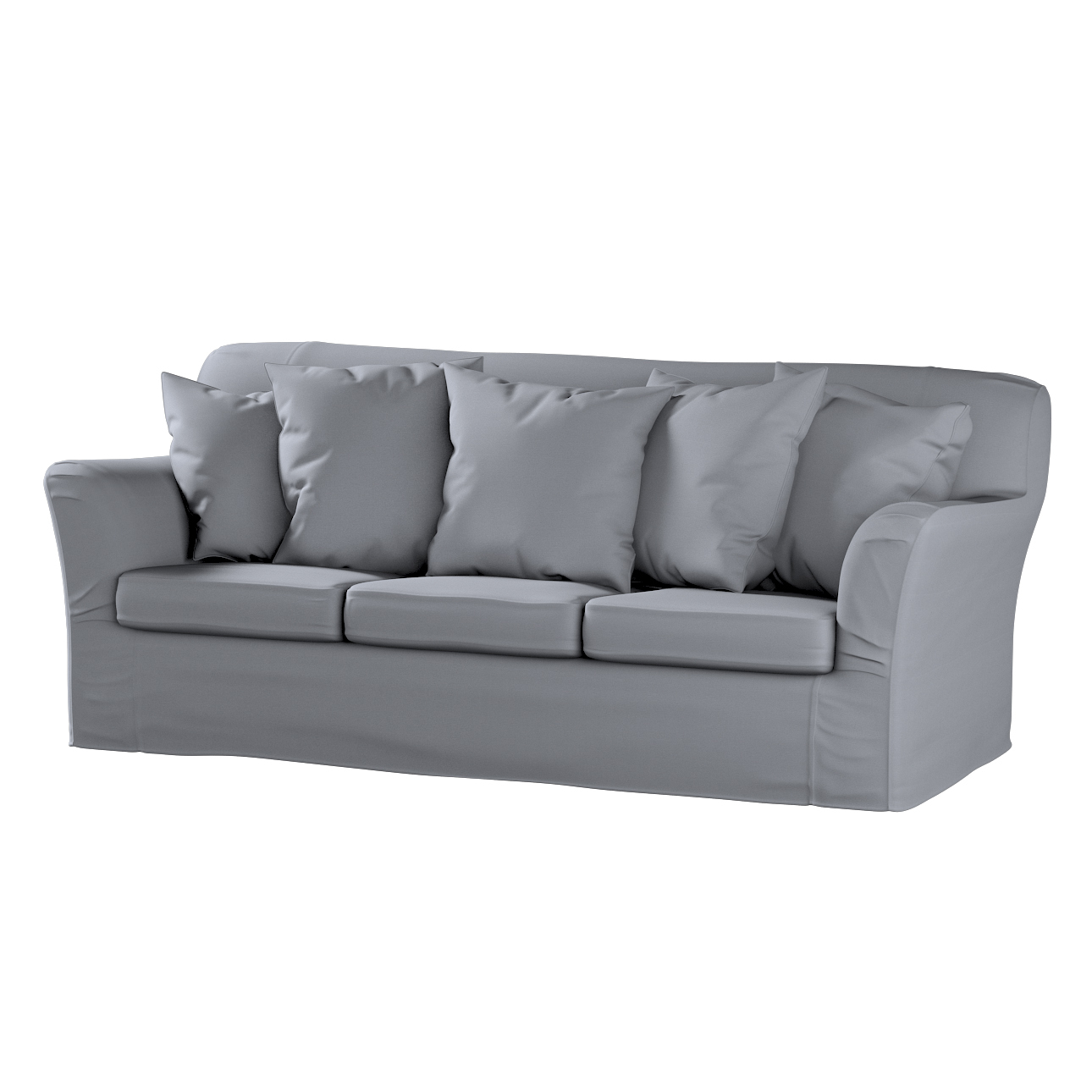 Bezug für Tomelilla 3-Sitzer Sofa nicht ausklappbar, silbergrau, Sofahusse, günstig online kaufen