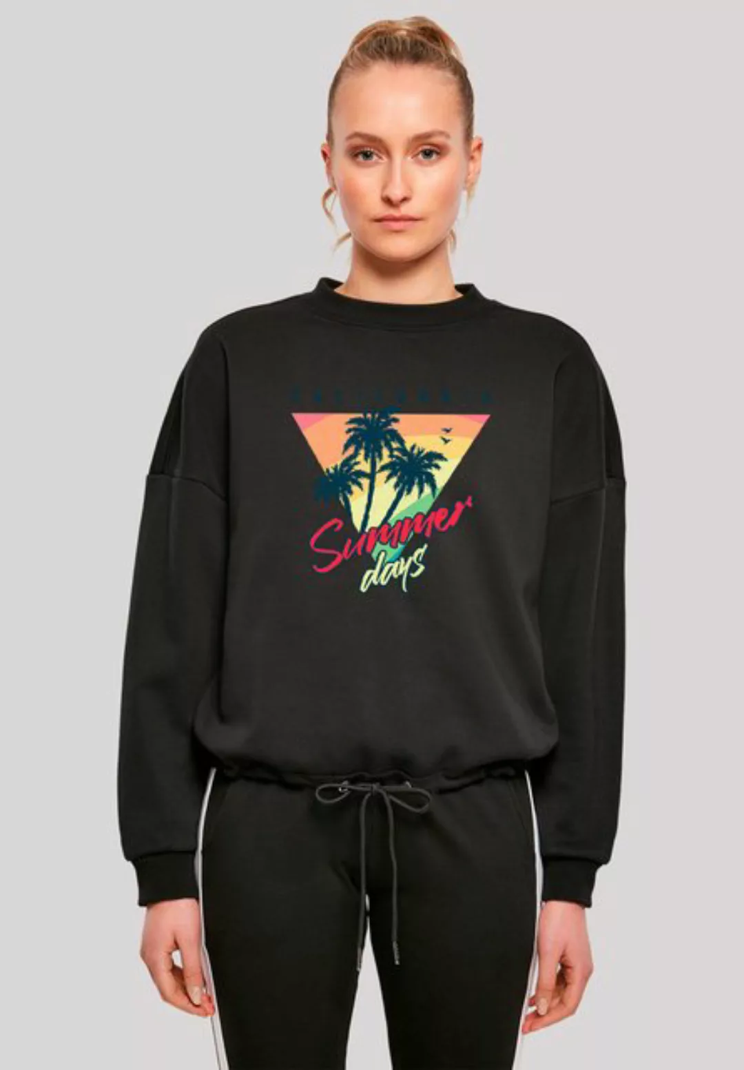 F4NT4STIC Sweatshirt California Palmen Retro Premium Qualität günstig online kaufen