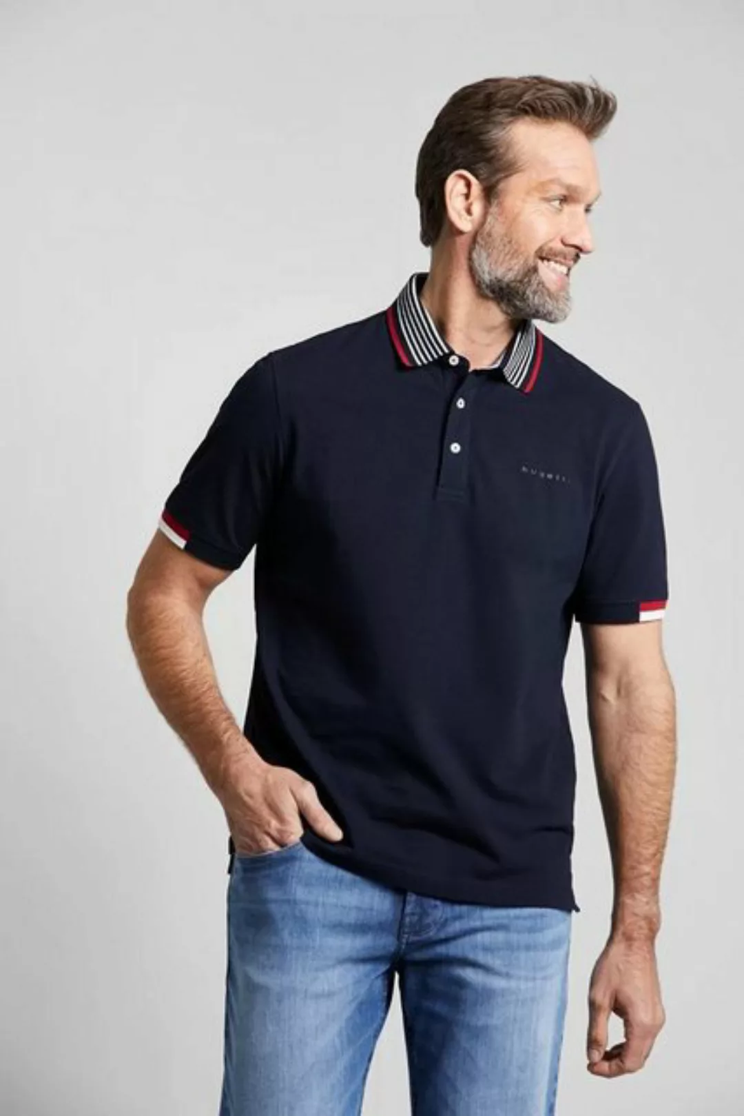 bugatti Poloshirt 8150-35005 100% Baumwolle, Modern Fit, Pique Polo günstig online kaufen