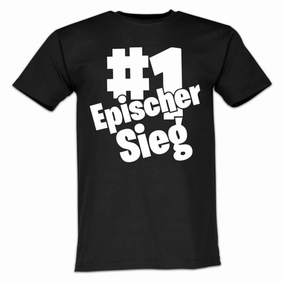Lustige & Witzige T-Shirts T-Shirt T-Shirt Epischer Sieg Gamer Shirt Party günstig online kaufen